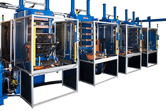 Automatic Hydraulic Press Machine - Automated 350 Ton Sideplate Custom Hydraulic Press System